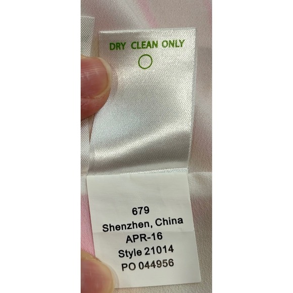 Lilly Pulitzer Womens Clara Trapeze Silk Dress Pink Just A Splash Small Resort - Picture 6 of 7